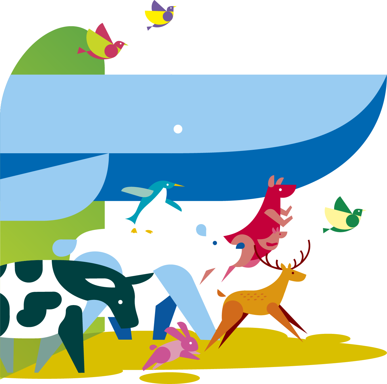 携帯電話を持って佇む男性